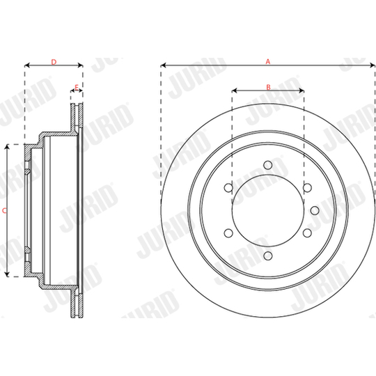 563864J-1 - Brake Disc 