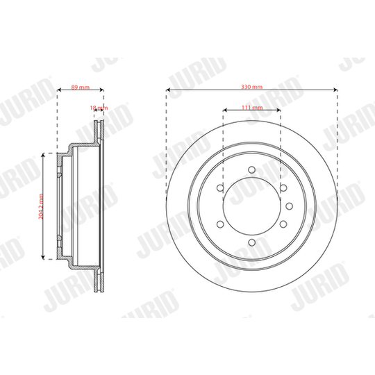 563864J-1 - Brake Disc 