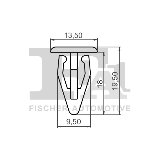 11-10010.5 - Clip, trim/protection strip 