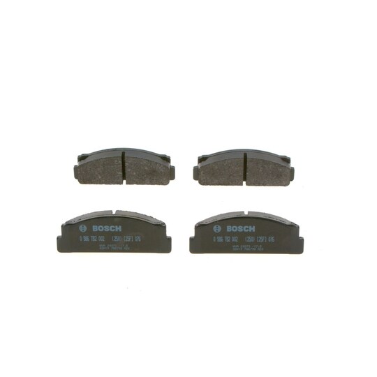 0 986 TB2 002 - Brake Pad Set, disc brake 