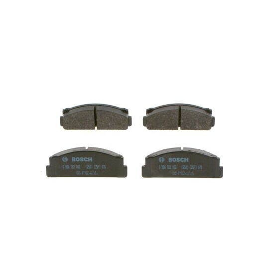 0 986 TB2 002 - Brake Pad Set, disc brake 