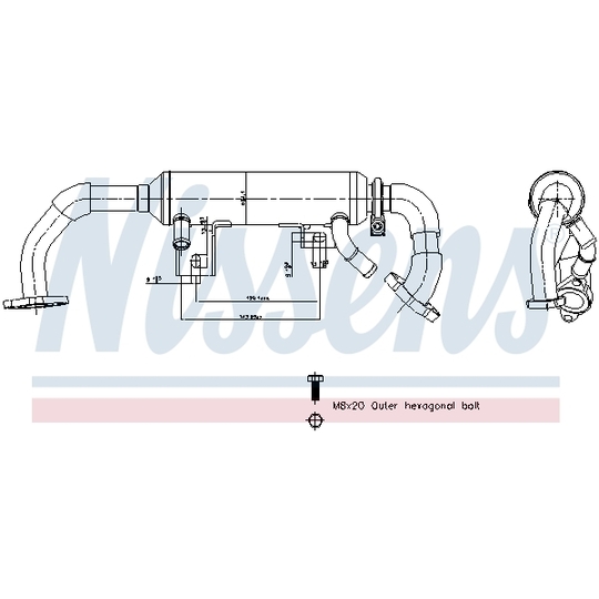 989467 - Cooler, exhaust gas recirculation 