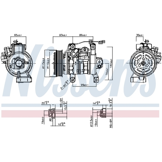 891130 - Kompressor, klimatanläggning 