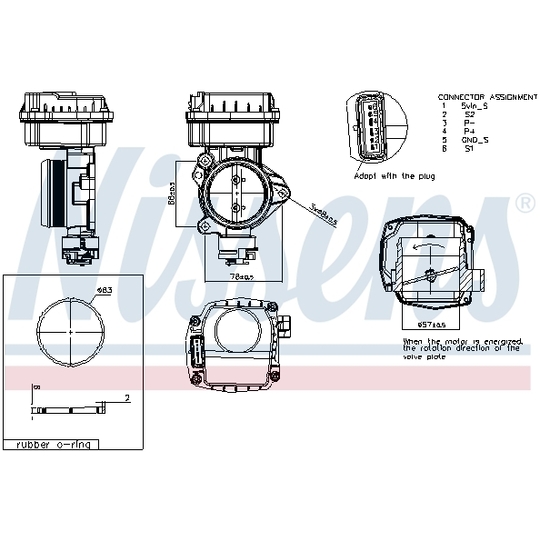 955206 - Throttle Body 