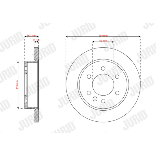 563615JC - Brake Disc 