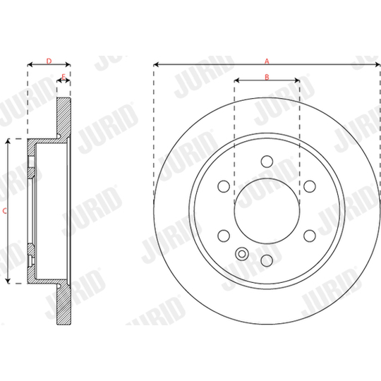 563615JC - Brake Disc 