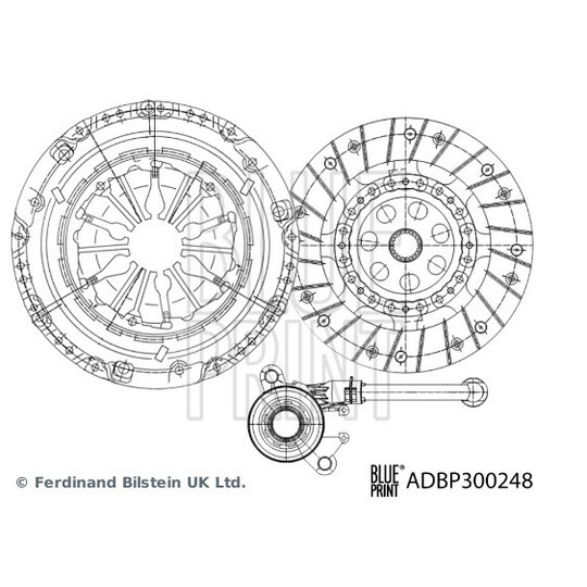 ADBP300248 - Kopplingssats 