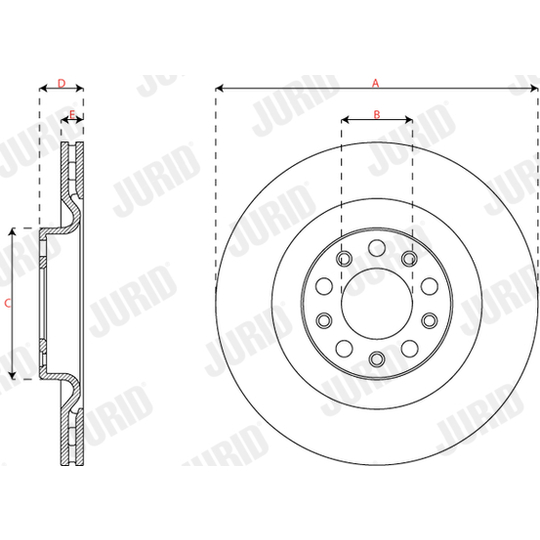 563681JC - Brake Disc 