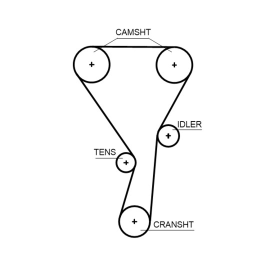 K025699XS - Timing Belt Set 