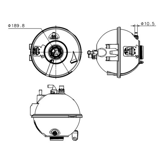 CRT 223 000S - Expansion Tank, coolant 