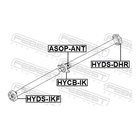 HYDS-IKF - Joint, propshaft 