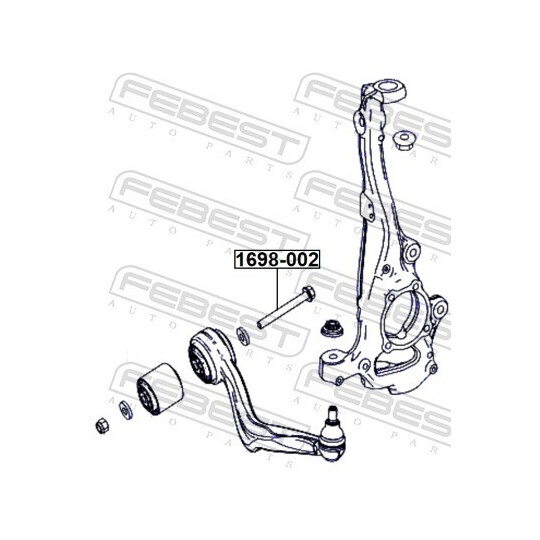 1698-002 - Fastening Bolts, control arm 