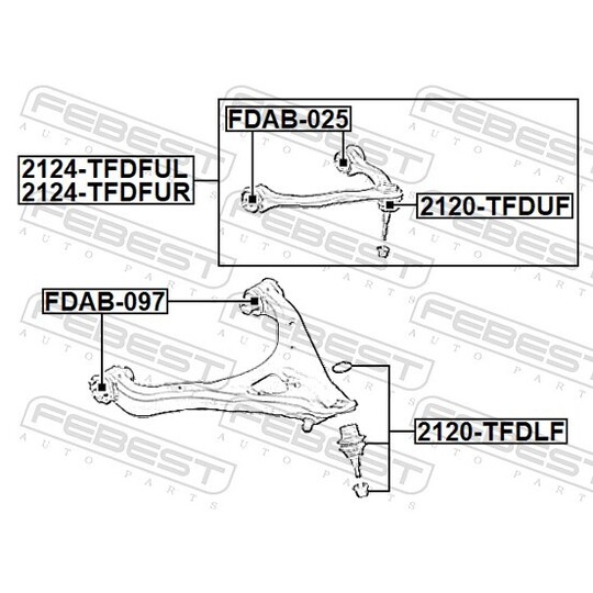 2120-TFDUF - Ball Joint 
