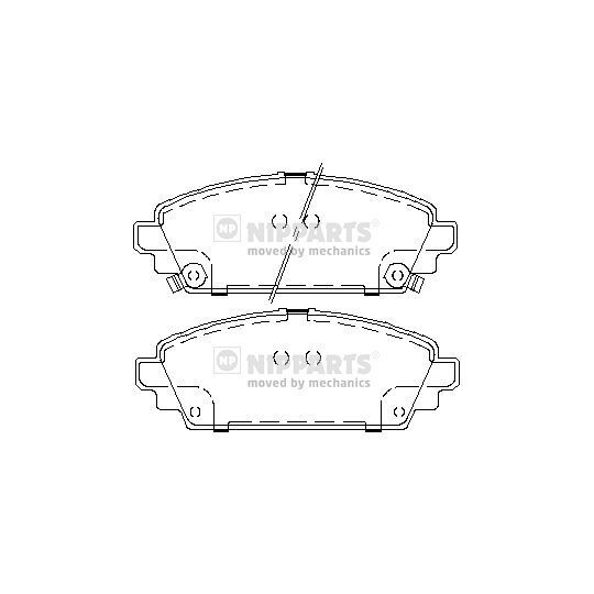 J3604048 - Brake Pad Set, disc brake 