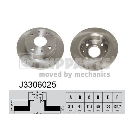 J3306025 - Brake Disc 