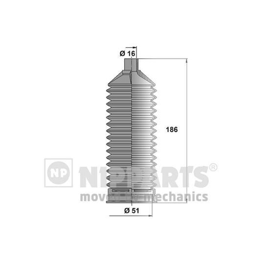 J2840506 - Bellow Set, steering 