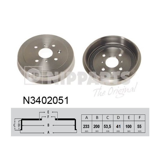 N3402051 - Brake Drum 