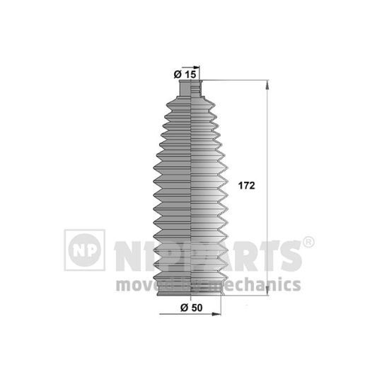 J2842023 - Bellow Set, steering 