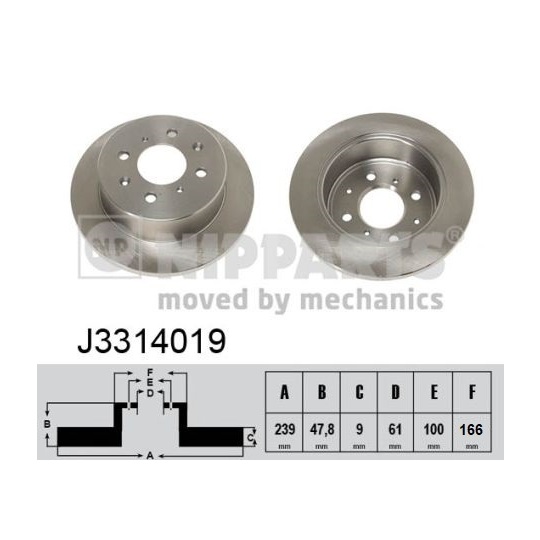 J3314019 - Brake Disc 