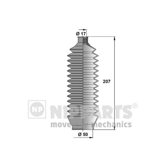 J2845008 - Bellow Set, steering 