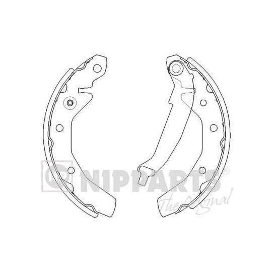 J3500905 - Brake Shoe Set 