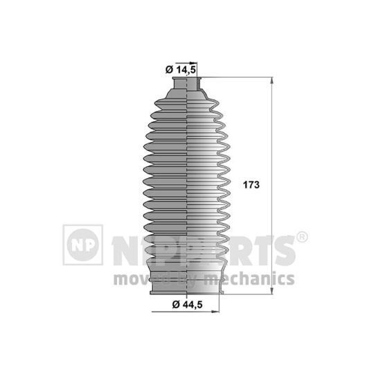 N2847014 - Bellow Set, steering 