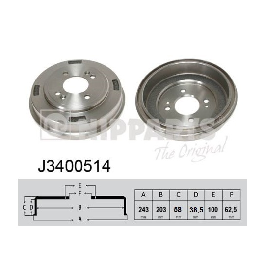 J3400514 - Brake Drum 