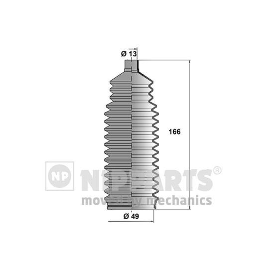 J2840900 - Bellow Set, steering 