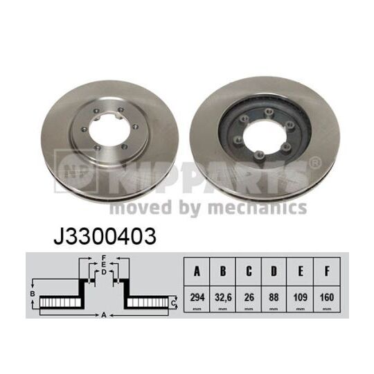 J3300403 - Brake Disc 