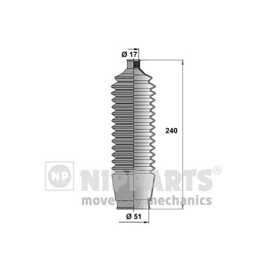 N2855001 - Bellow Set, steering 