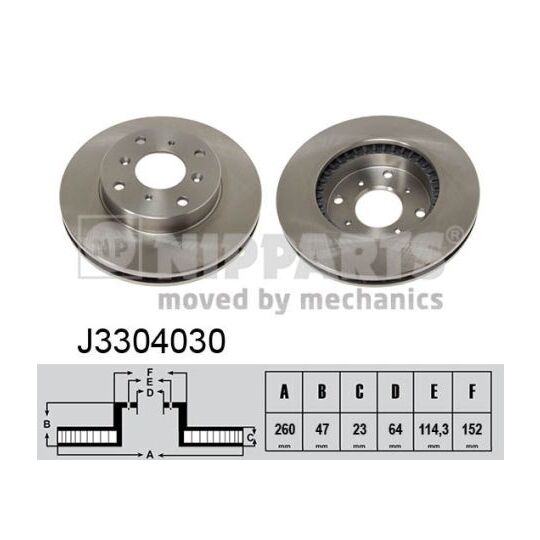 J3304030 - Brake Disc 