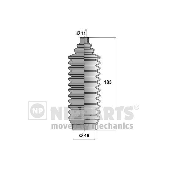 N2845004 - Bellow Set, steering 