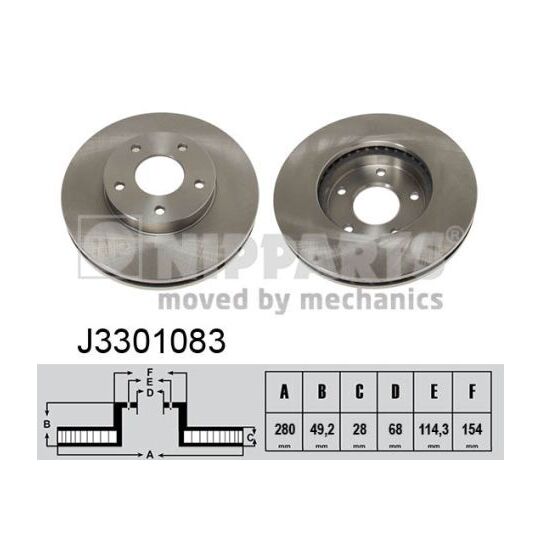 J3301083 - Brake Disc 