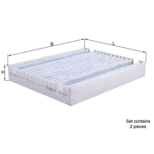 LAK 1151/S - Filter, interior air 