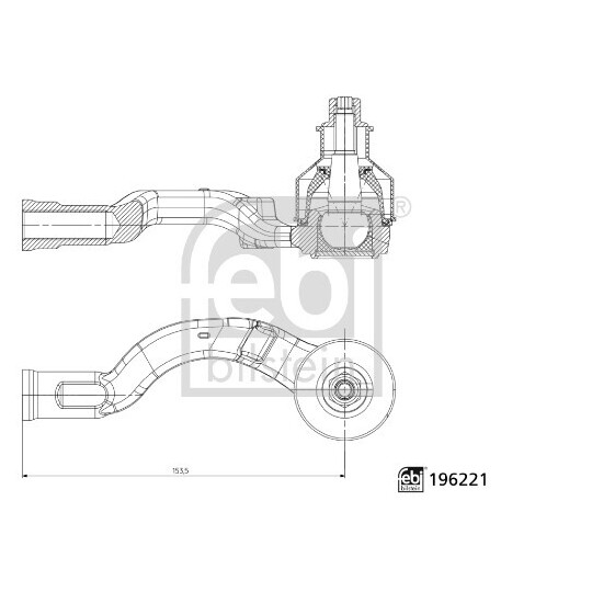 196221 - Tie rod end 