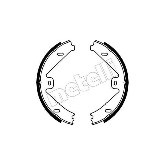 53-0250 - Brake Shoe Set, parking brake 