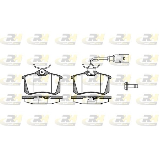 2263.02 - Brake Pad Set, disc brake 