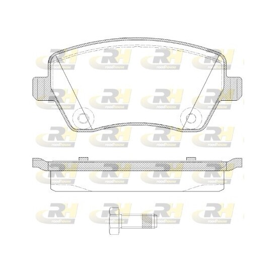 2987.22 - Brake Pad Set, disc brake 