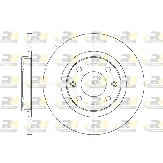 6536.00 - Brake Disc 