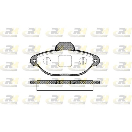 2414.20 - Brake Pad Set, disc brake 