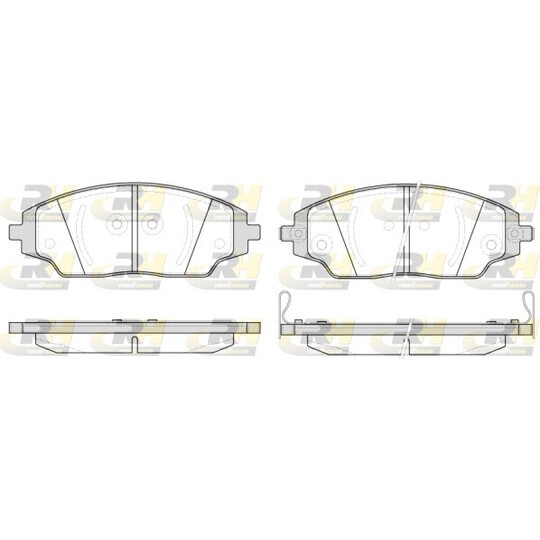 21537.02 - Brake Pad Set, disc brake 