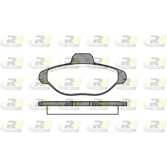 2414.00 - Brake Pad Set, disc brake 