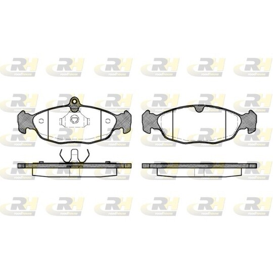 2393.20 - Brake Pad Set, disc brake 