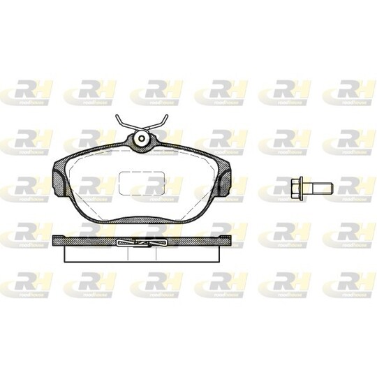 2368.00 - Brake Pad Set, disc brake 