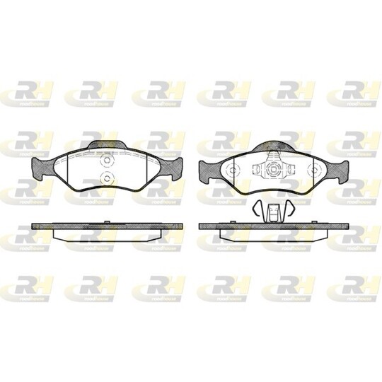 2765.00 - Brake Pad Set, disc brake 