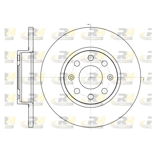 61209.00 - Bromsskiva 