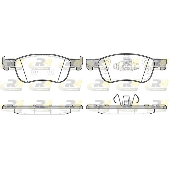 21776.00 - Brake Pad Set, disc brake 