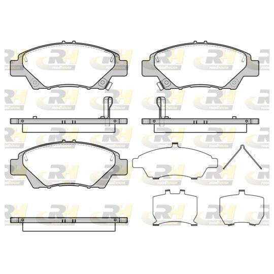 21358.42 - Brake Pad Set, disc brake 