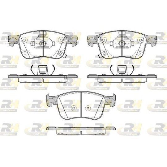 21808.12 - Brake Pad Set, disc brake 