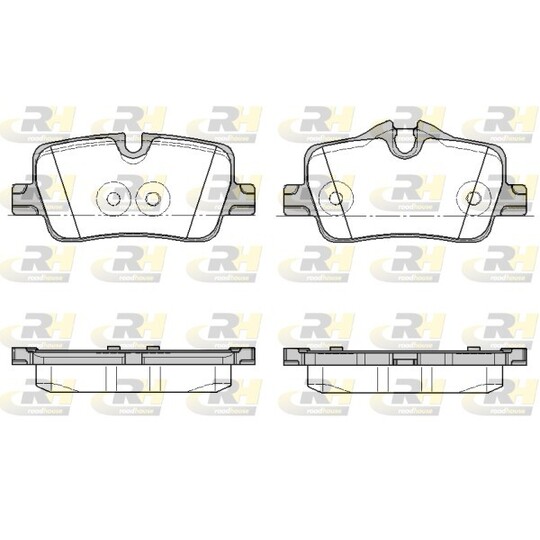 21873.00 - Brake Pad Set, disc brake 